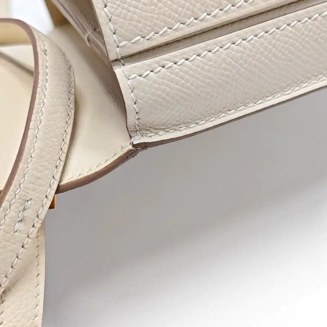 Hermes Hermes Mosaique milkshake white Epsom cowhide leather Marseille gram shoulder ba Size ONE SIZE - 9 Thumbnail
