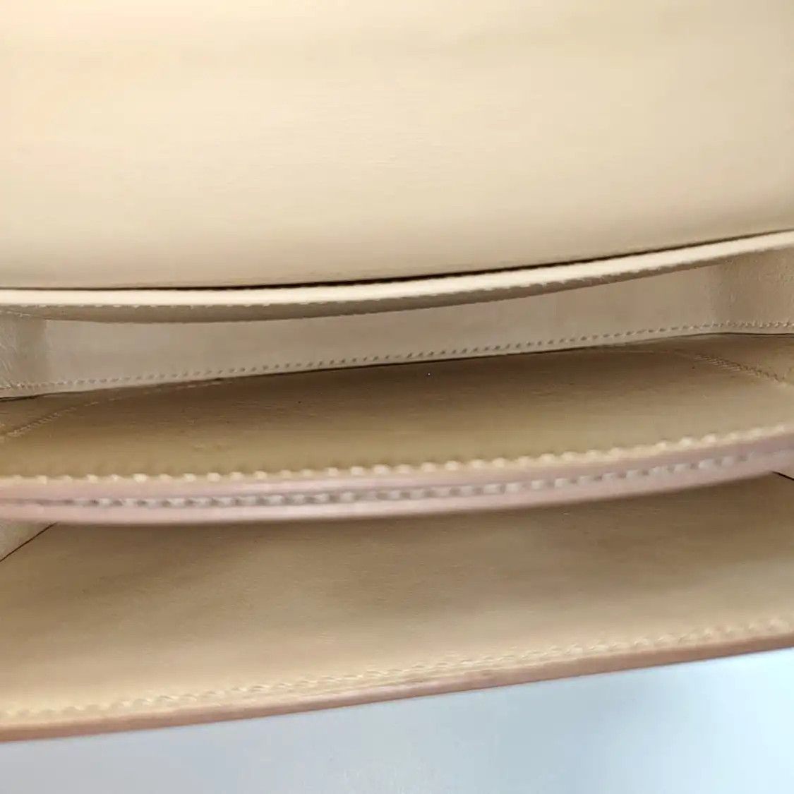 Hermes Hermes Mosaique milkshake white Epsom cowhide leather Marseille gram shoulder ba Size ONE SIZE - 7 Thumbnail