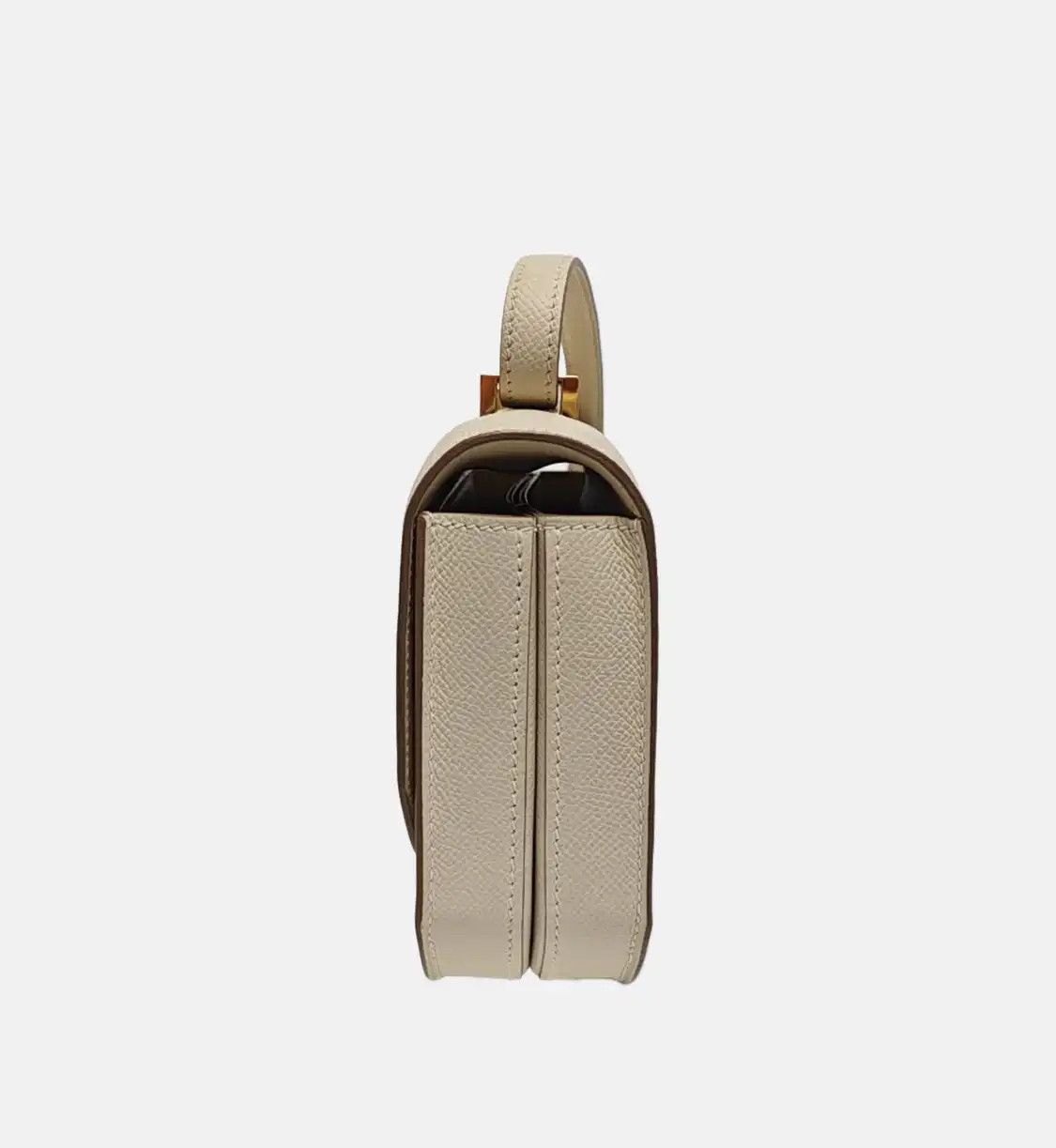 Hermes Hermes Mosaique milkshake white Epsom cowhide leather Marseille gram shoulder ba Size ONE SIZE - 3 Thumbnail