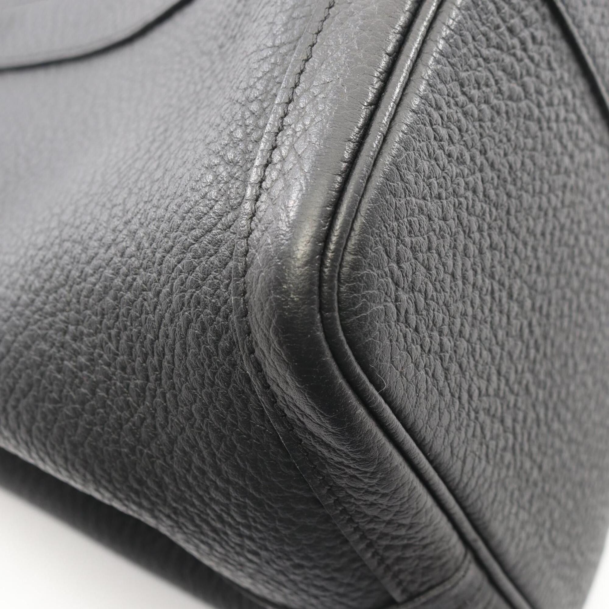 Hermes Hermes Garden Party PM Steeple Quadrière Tote Bag Handbag Leather Vache Country Women's Black Size ONE SIZE - 6 Thumbnail
