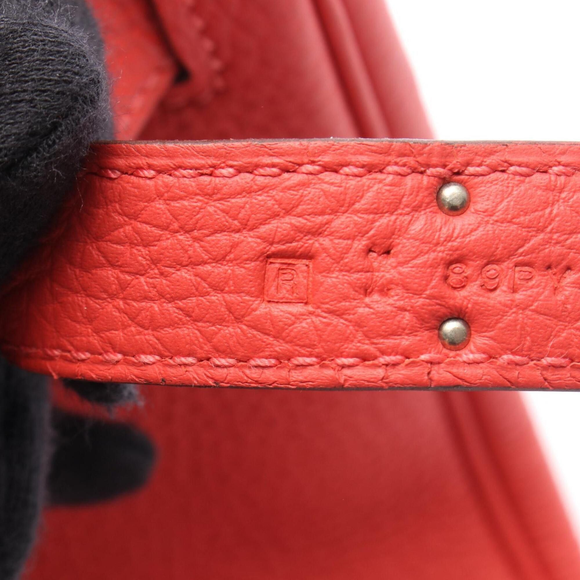 Hermes Hermes Birkin 30 Handbag, Leather, Togo Women's, Red Size ONE SIZE - 5 Thumbnail