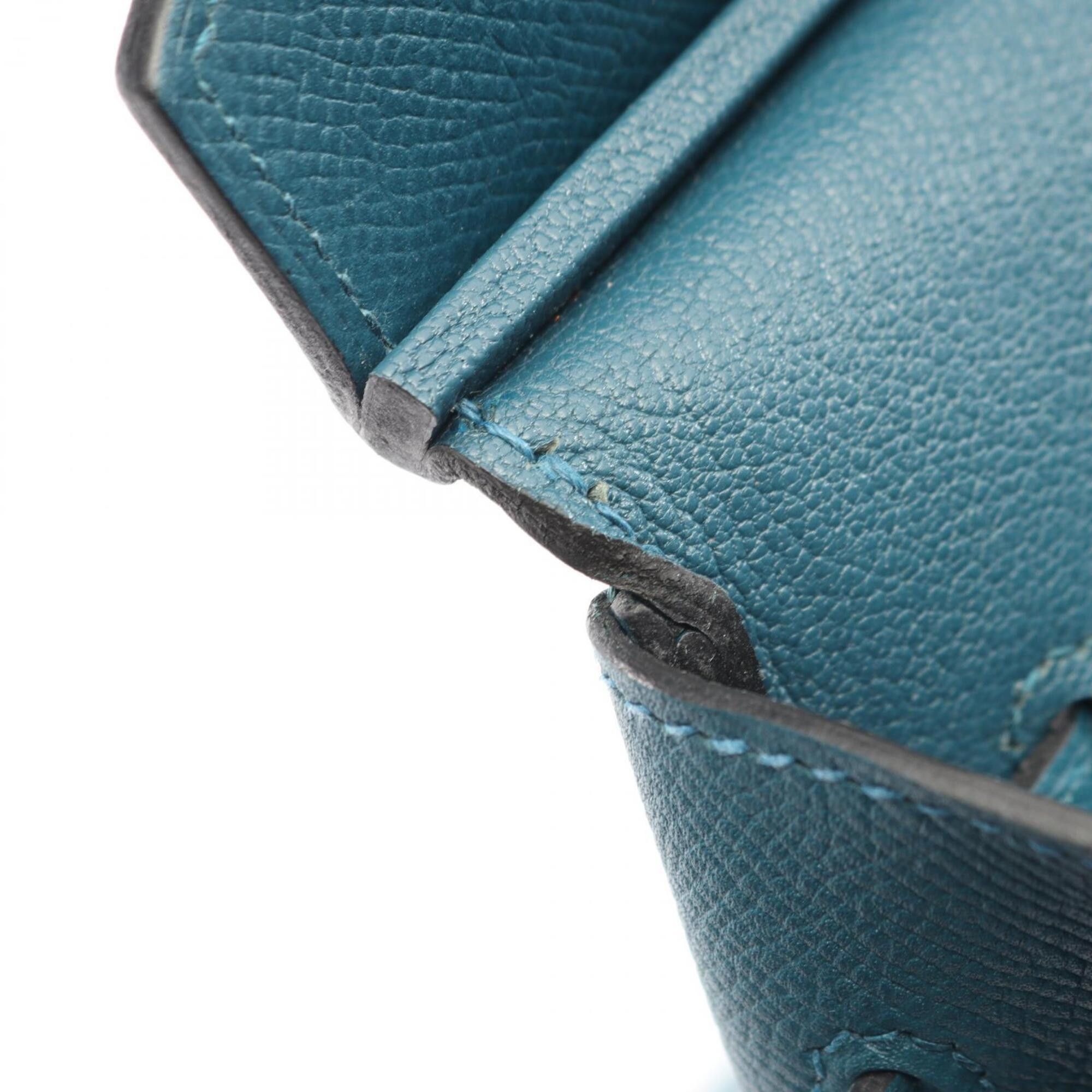 Hermes Hermes Birkin 35 Handbag, Leather, Veau Epsom, Women's, Green Size ONE SIZE - 12 Thumbnail