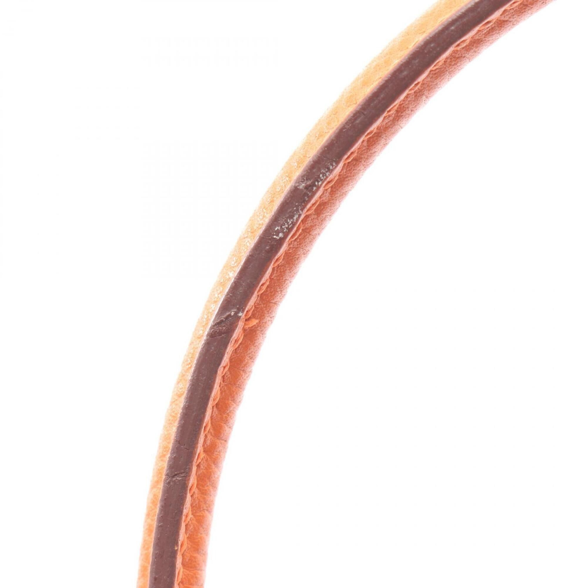 Hermes Hermes Mini Plume 20 Handbag, Leather, Calfskin (Cowhide), Veau Epsom, Women's, Orange Size ONE SIZE - 13 Thumbnail
