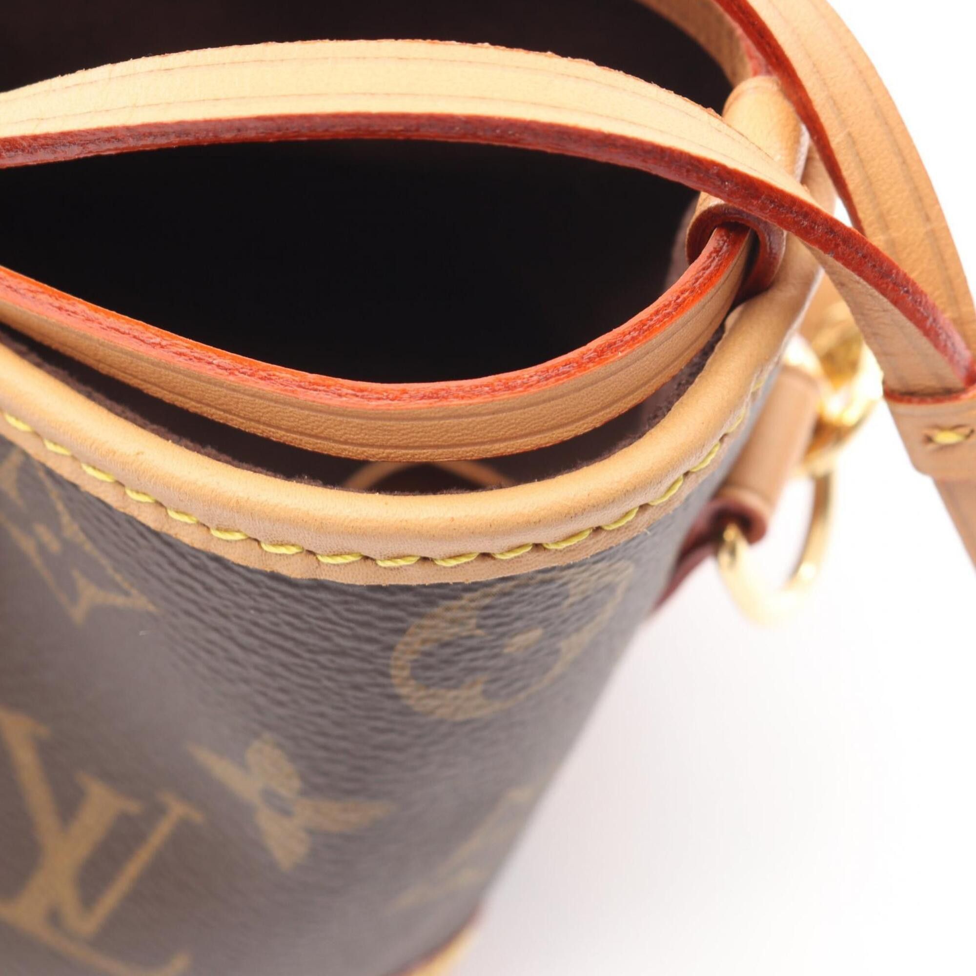 Louis Vuitton Louis Vuitton Noé Purse Shoulder Bag/Handbag, Coated Canvas and Leather, Monogram Pattern, Women's, Brown, M57099 Size ONE SIZE - 8 Thumbnail