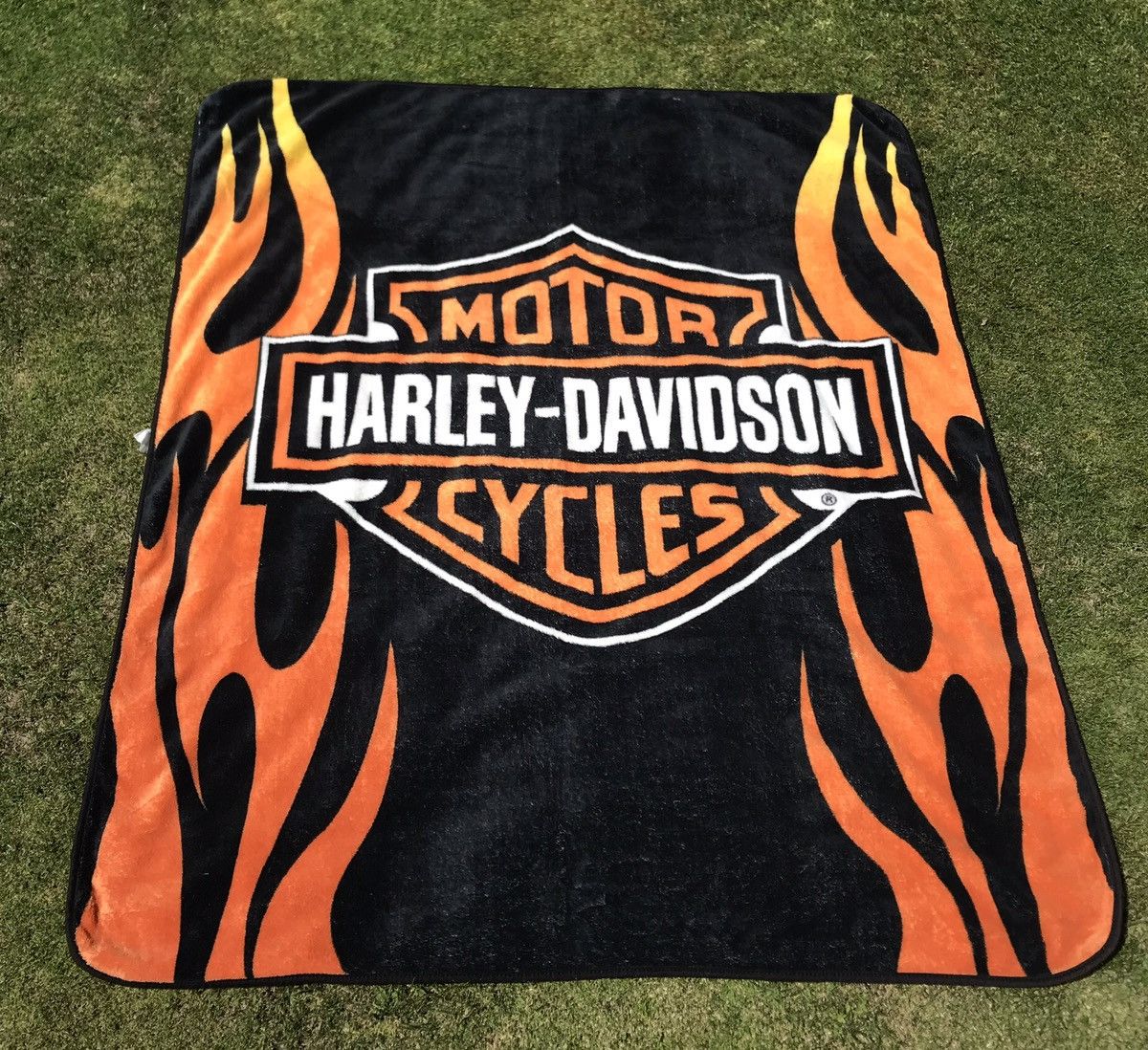 Vintage Vintage Harley Davidson Blanket Grailed