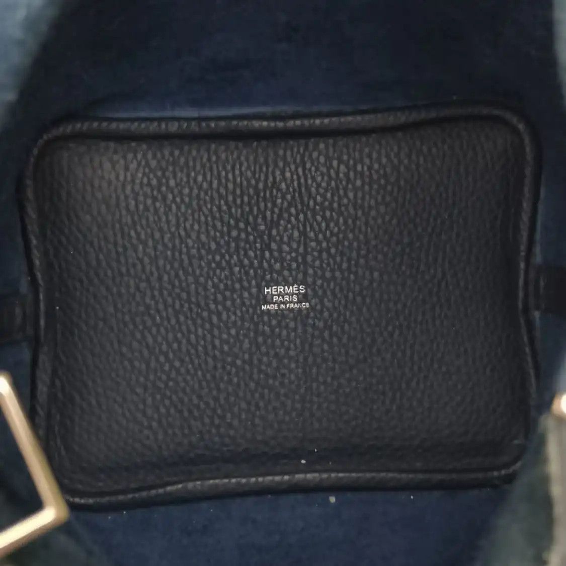 Hermes Hermes Picotin Lock 18 Prussian Blue Clemence cowhide leather picotin handbag si Size ONE SIZE - 3 Thumbnail