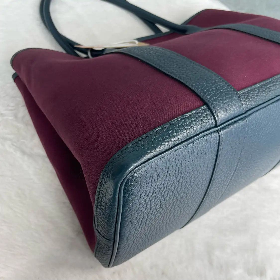 Hermes Hermes Garden Party 36 grape canvas Garden Party handbag silver hardware Size ONE SIZE - 14 Thumbnail