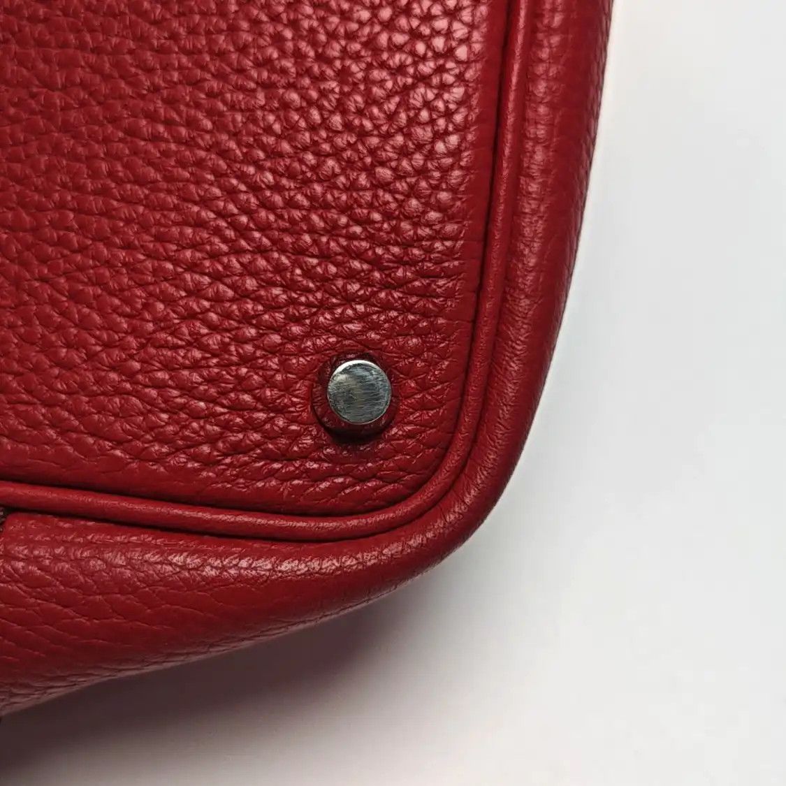 Hermes Hermes Picotin Lock 18 Rouge Clemence cowhide leather picotin handbag silver har Size ONE SIZE - 13 Thumbnail