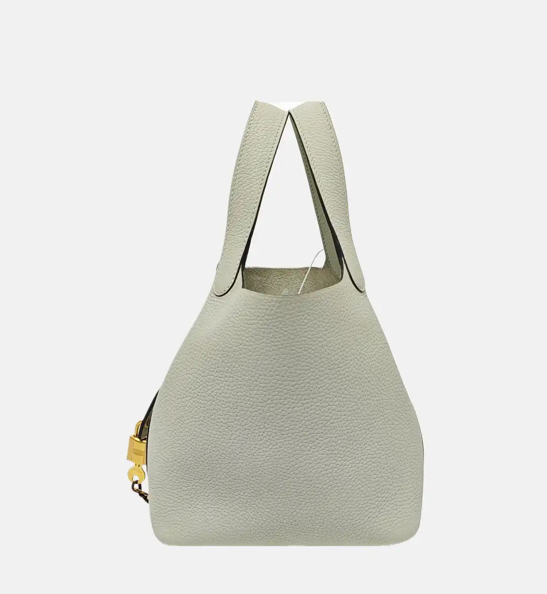 Hermes Hermes Picotin Lock 18 new mint Clemence cowhide leather picotin handbag gold ha Size ONE SIZE - 3 Thumbnail
