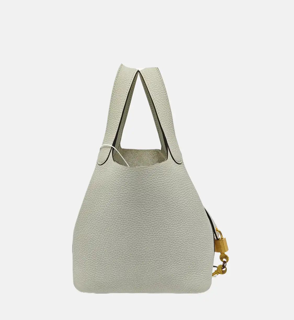 Hermes Hermes Picotin Lock 18 new mint Clemence cowhide leather picotin handbag gold ha Size ONE SIZE - 4 Thumbnail