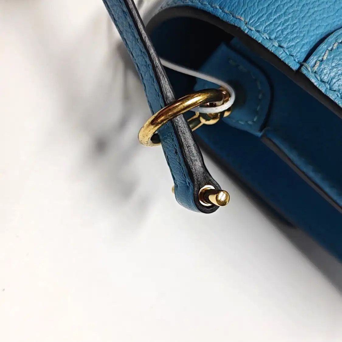 Hermes Hermes Roulis 18 Bleu du Nord Evercolor cowhide leather Roulis shoulder bag cros Size ONE SIZE - 12 Thumbnail