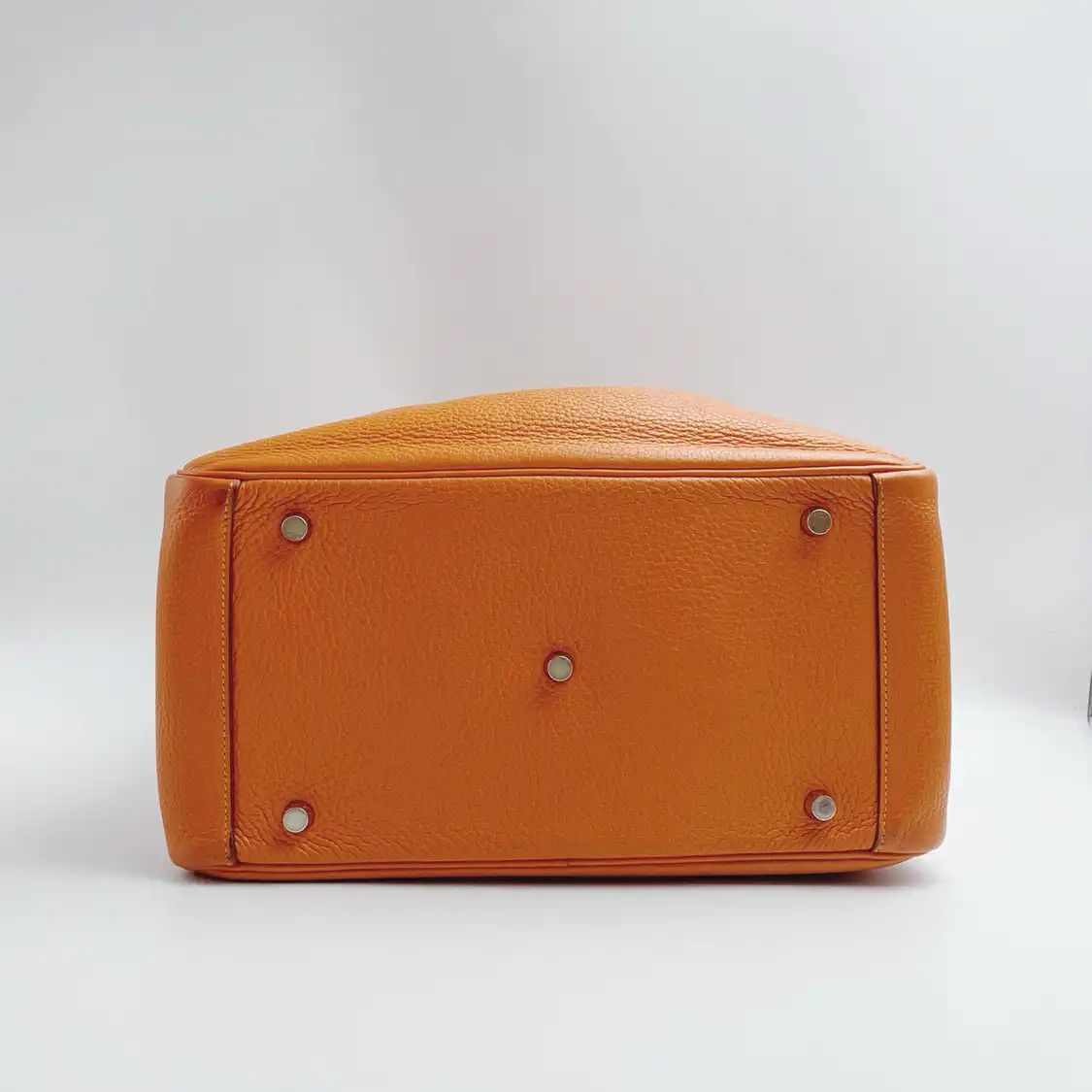 Hermes Hermes Lindy 30 Hermes orange Clemence cowhide leather Lindy bag shoulder bag si Size ONE SIZE - 4 Thumbnail