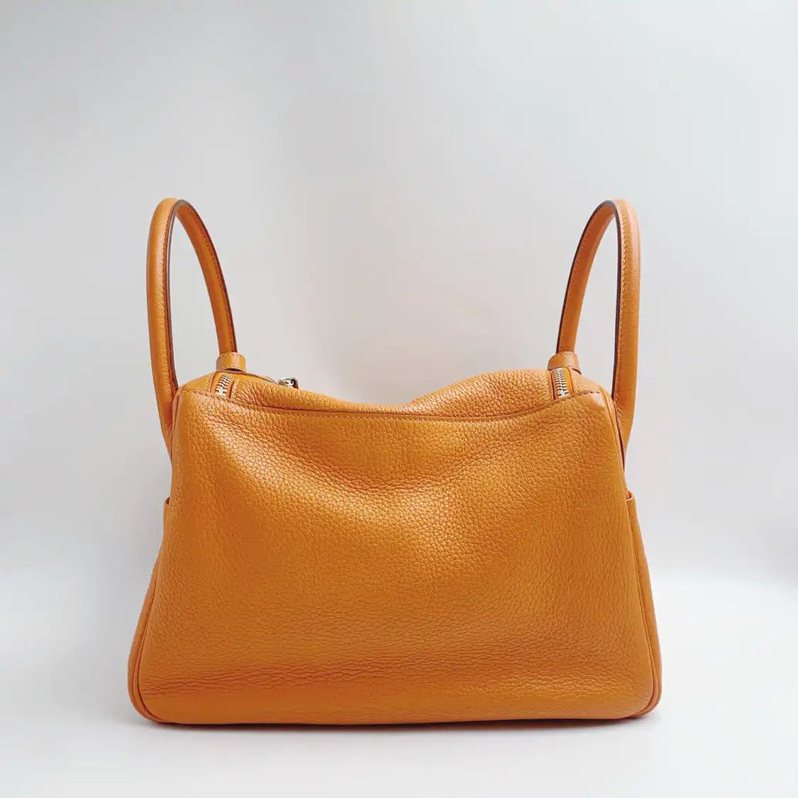 Hermes Hermes Lindy 30 Hermes orange Clemence cowhide leather Lindy bag shoulder bag si Size ONE SIZE - 2 Thumbnail