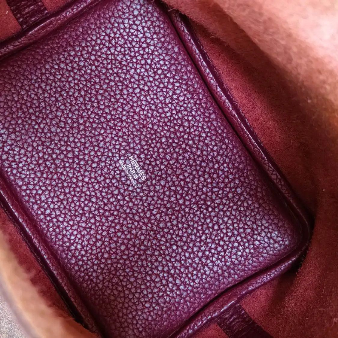 Hermes Hermes Picotin Lock 18 rose purple Clemence cowhide leather picotin handbag silv Size ONE SIZE - 7 Thumbnail