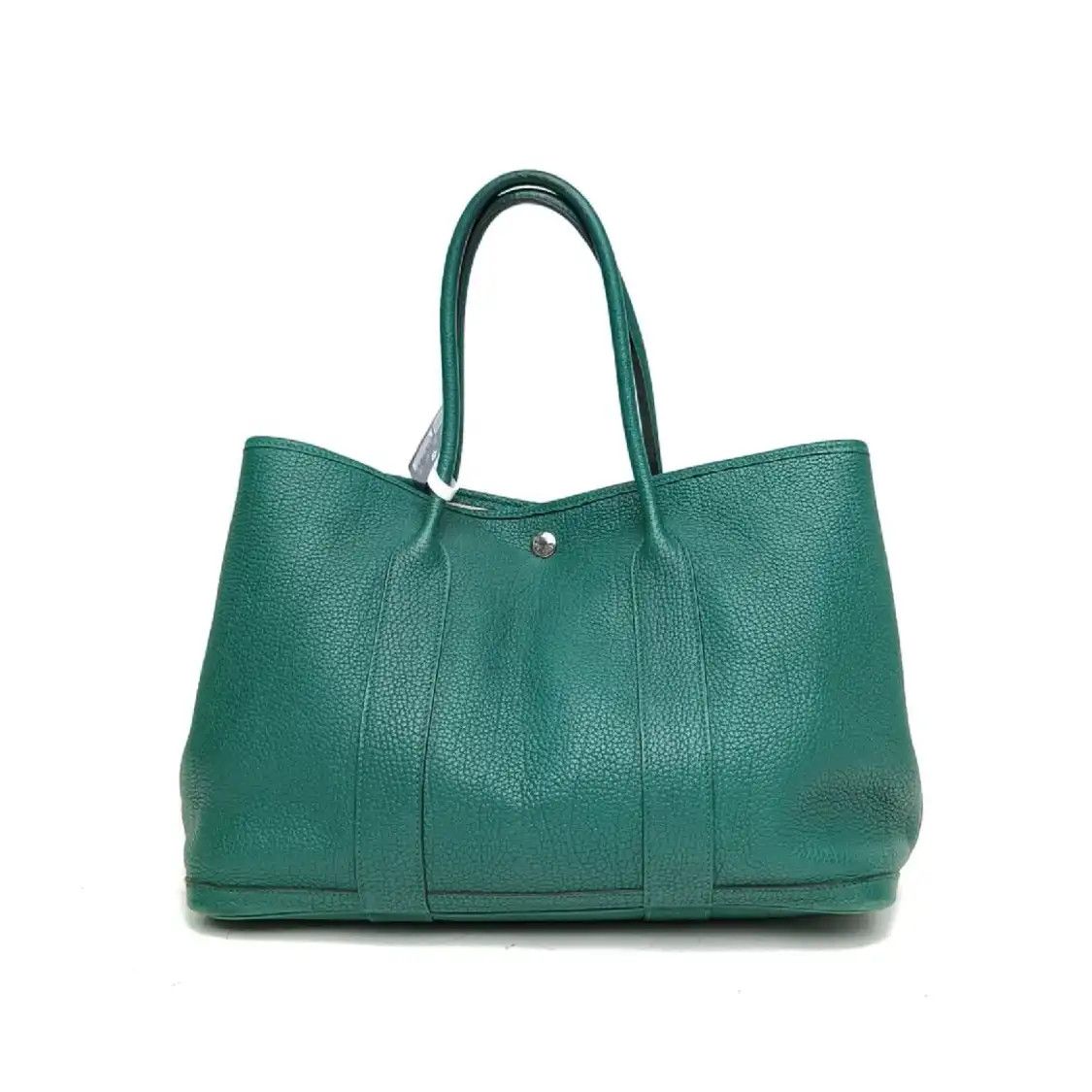 Hermes Hermes Garden Party 36 Vert Peacock Negondacowhide leather Garden Party shoulder Size ONE SIZE - 5 Thumbnail