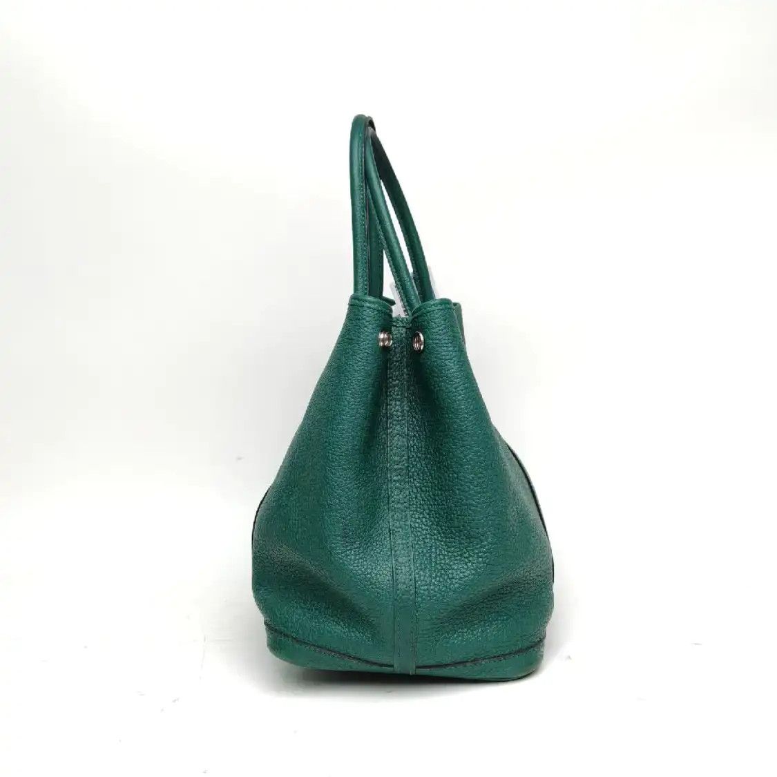 Hermes Hermes Garden Party 36 Vert Peacock Negondacowhide leather Garden Party shoulder Size ONE SIZE - 6 Thumbnail