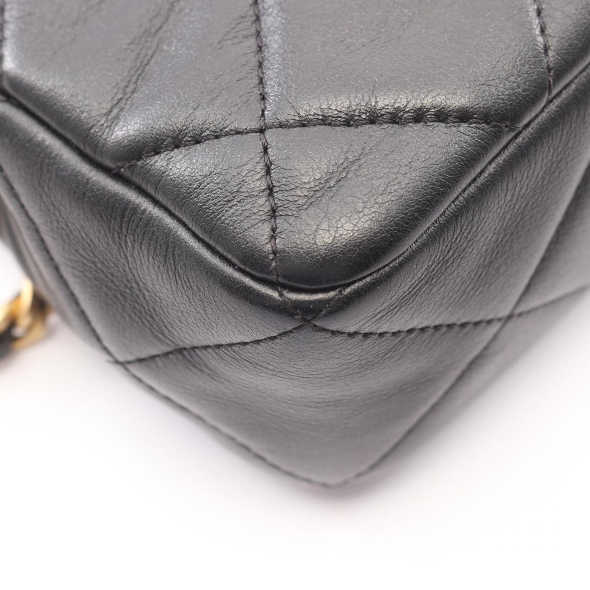 Chanel Chanel Matelassé 2-Way Shoulder Bag/Handbag, Lambskin Leather, Women's, Black (AS4274) Size ONE SIZE - 7 Thumbnail