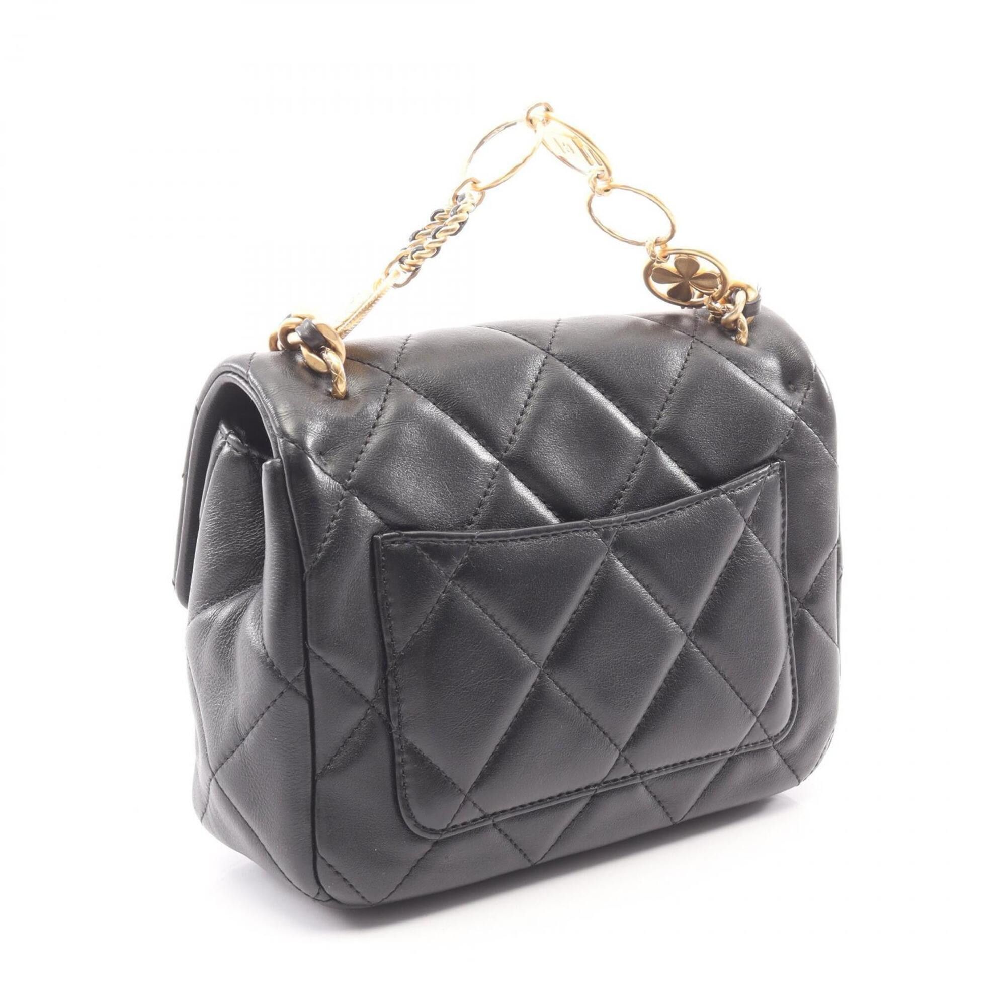 Chanel Chanel Matelassé 2-Way Shoulder Bag/Handbag, Lambskin Leather, Women's, Black (AS4274) Size ONE SIZE - 2 Thumbnail