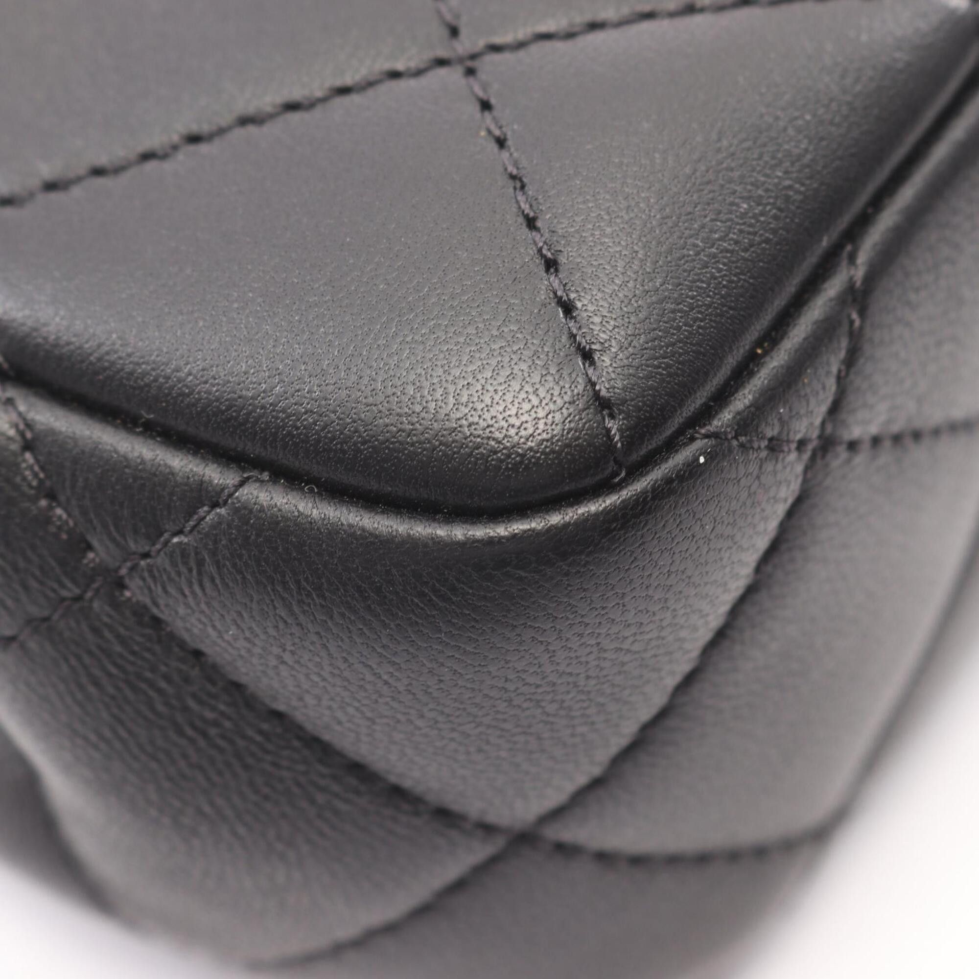 Chanel Chanel Matelassé Combination Hardware Shoulder Bag/Handbag, Lambskin Leather, Women's, Black Size ONE SIZE - 6 Thumbnail