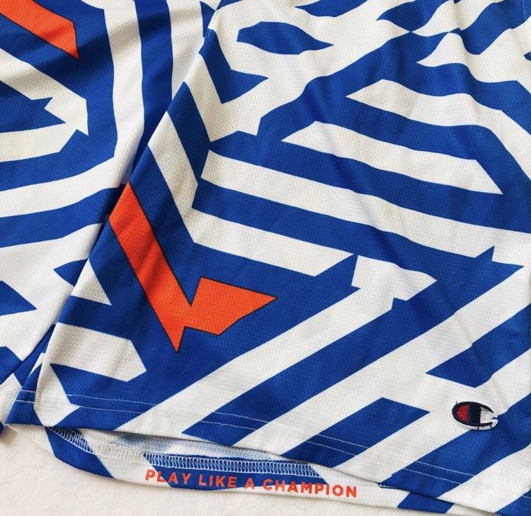 Champion Vintage RARE stripe champion basketball shorts Size US 32 / EU 48 - 1 Thumbnail