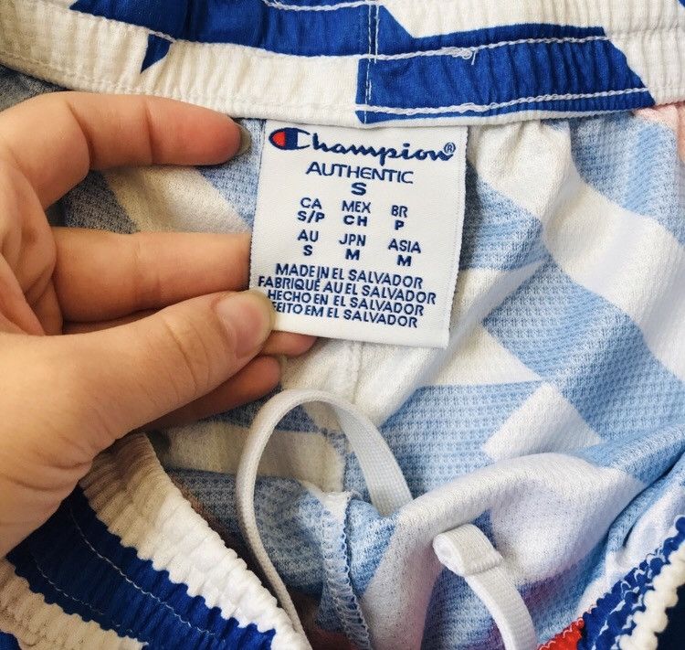 Champion Vintage RARE stripe champion basketball shorts Size US 32 / EU 48 - 3 Thumbnail