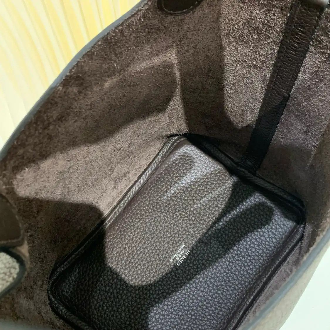 Hermes Hermes Picotin Lock 18 ebonycowhide leather handbag silver hardware B Size ONE SIZE - 7 Thumbnail
