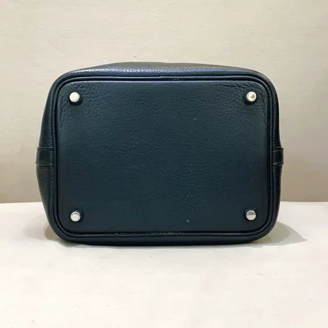 Hermes Hermes Picotin Lock 18 Vert Cypres Clemence cowhide leather picotin shoulder bag Size ONE SIZE - 6 Thumbnail