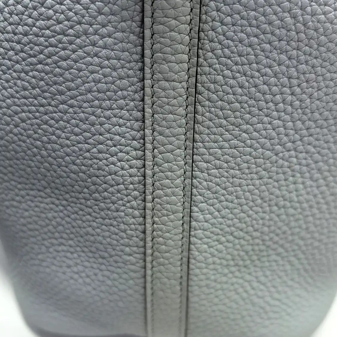 Hermes Hermes Picotin Lock 18 Bleu Brume Clemence cowhide leather picotin handbag silve Size ONE SIZE - 9 Thumbnail