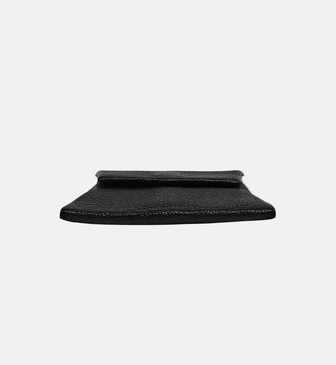 Hermes Hermes Bastia black Chèvre Mysore goatskin coin purse silver hardware D Size ONE SIZE - 6 Thumbnail
