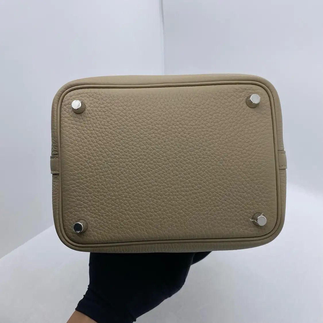 Hermes Hermes Picotin Lock 18 horse Method beige Clemence cowhide leather picotin handb Size ONE SIZE - 5 Thumbnail