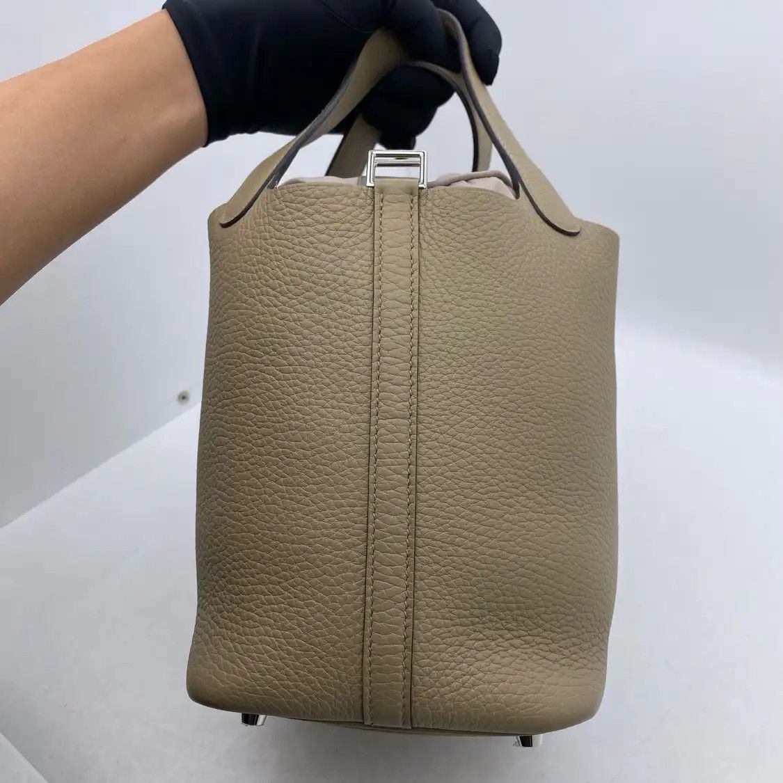 Hermes Hermes Picotin Lock 18 horse Method beige Clemence cowhide leather picotin handb Size ONE SIZE - 3 Thumbnail