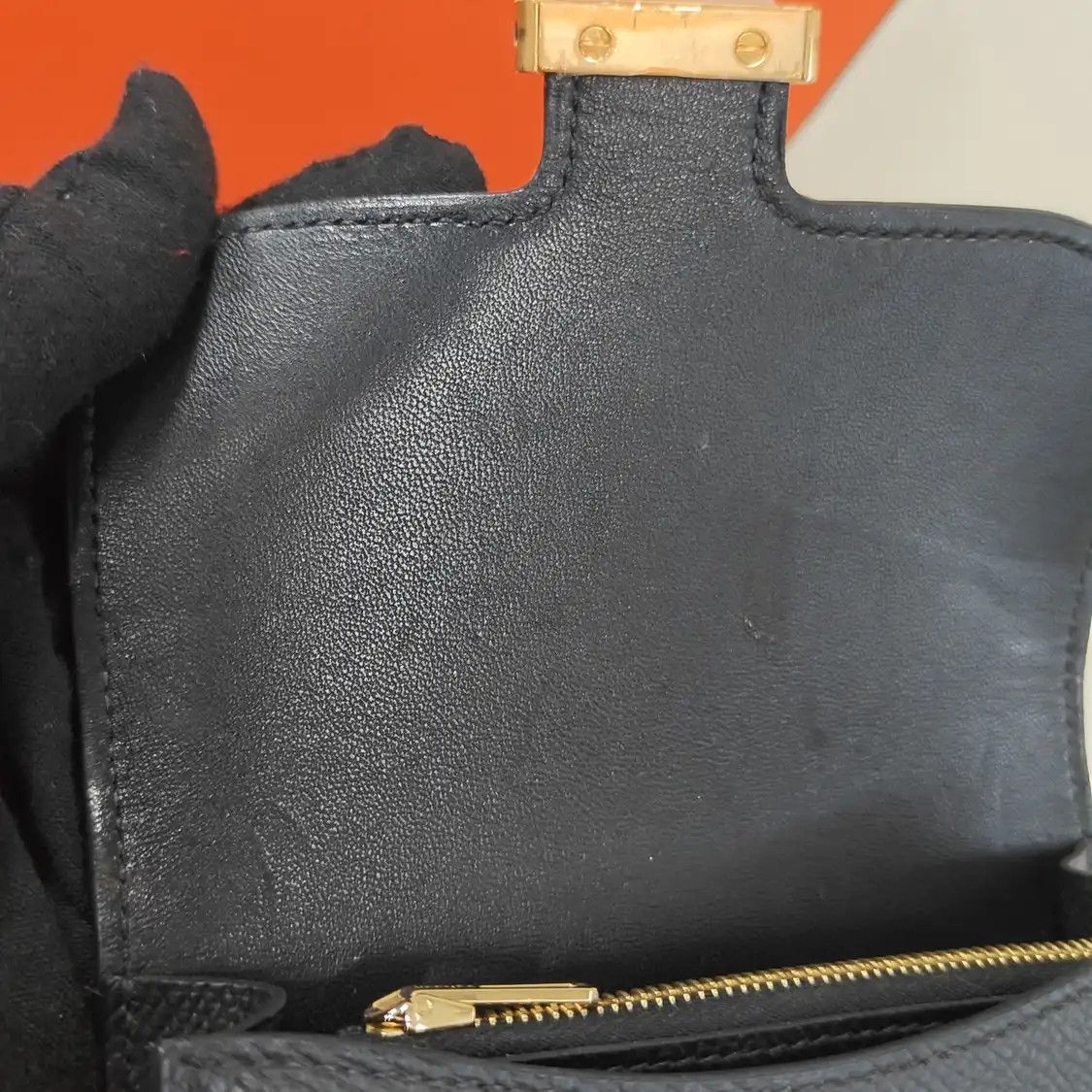 Hermes Hermes Constance Slim Small black Epsom cowhide leather Constance bag shoulder b Size ONE SIZE - 8 Thumbnail