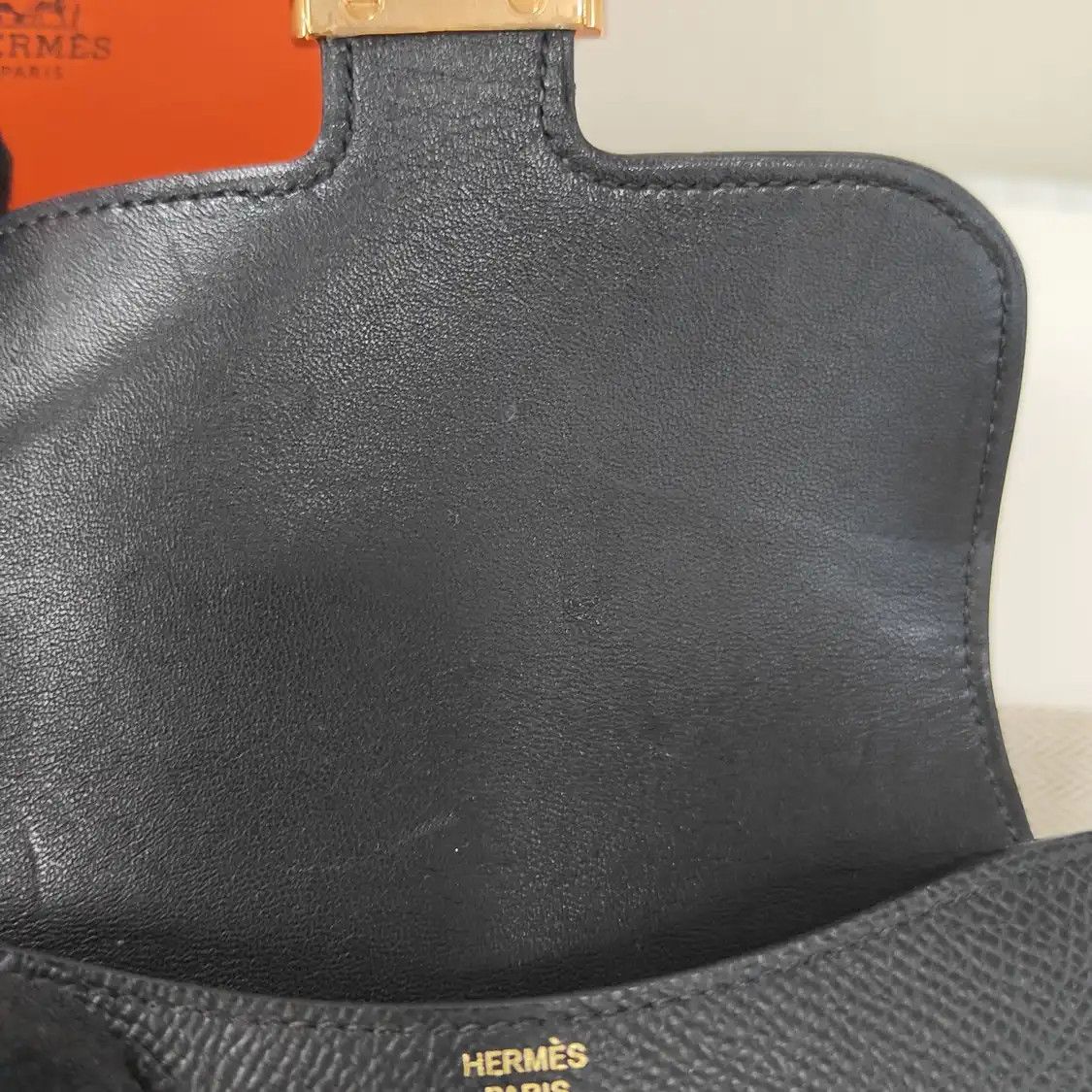 Hermes Hermes Constance Slim Small black Epsom cowhide leather Constance bag shoulder b Size ONE SIZE - 6 Thumbnail