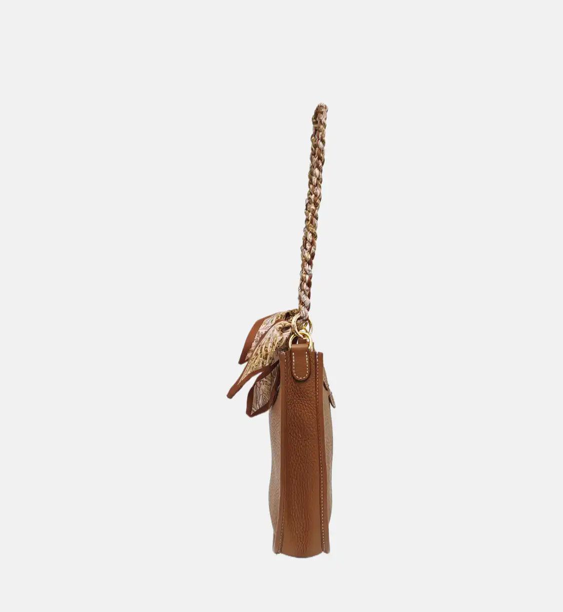 Hermes Hermes Evelyne TPM Gold Brown Clemence cowhide leather cutout Evelyne shoulder b Size ONE SIZE - 4 Thumbnail