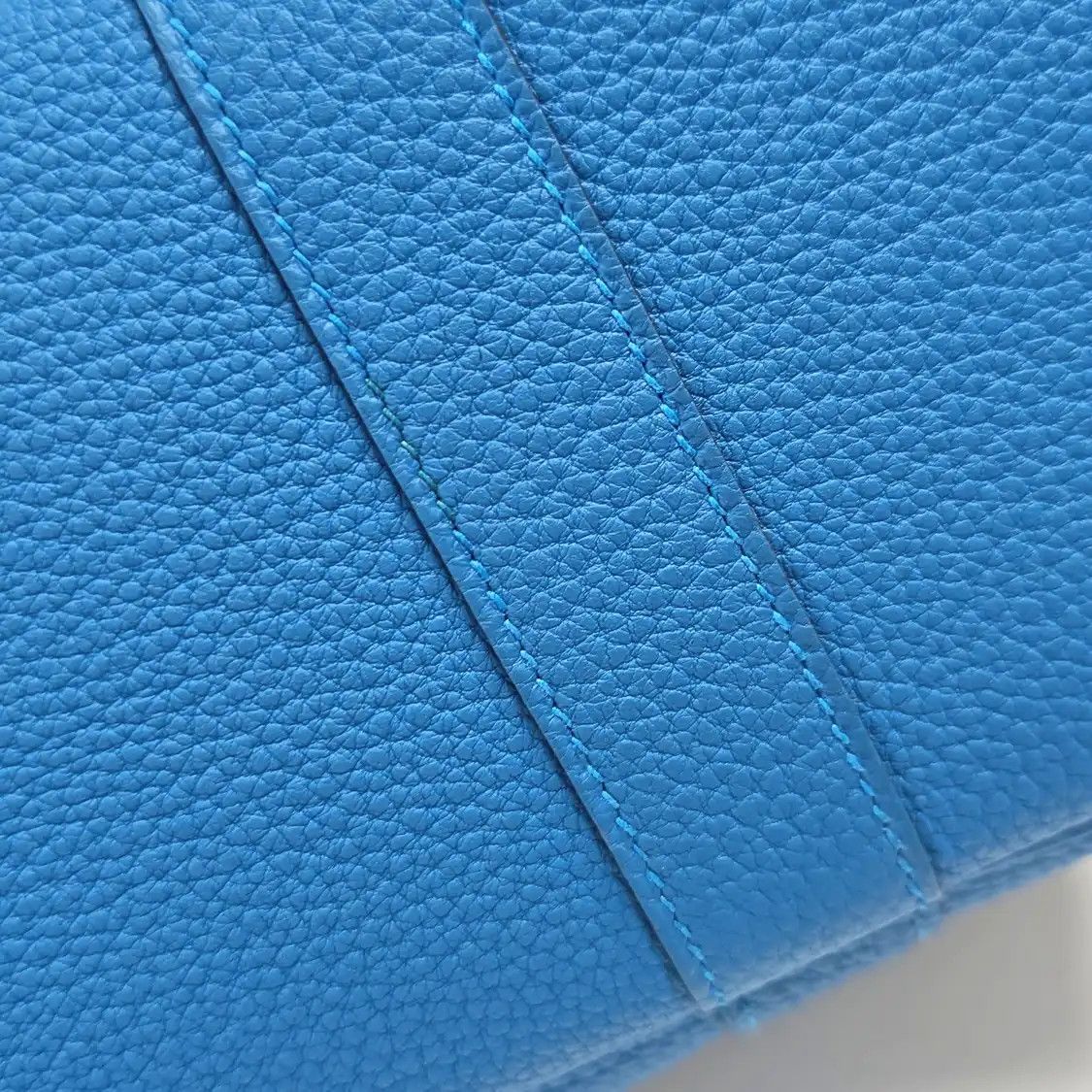 Hermes Hermes Garden Party 30 Vert Peacock canvas Garden Party handbag silver hardware Size ONE SIZE - 11 Thumbnail