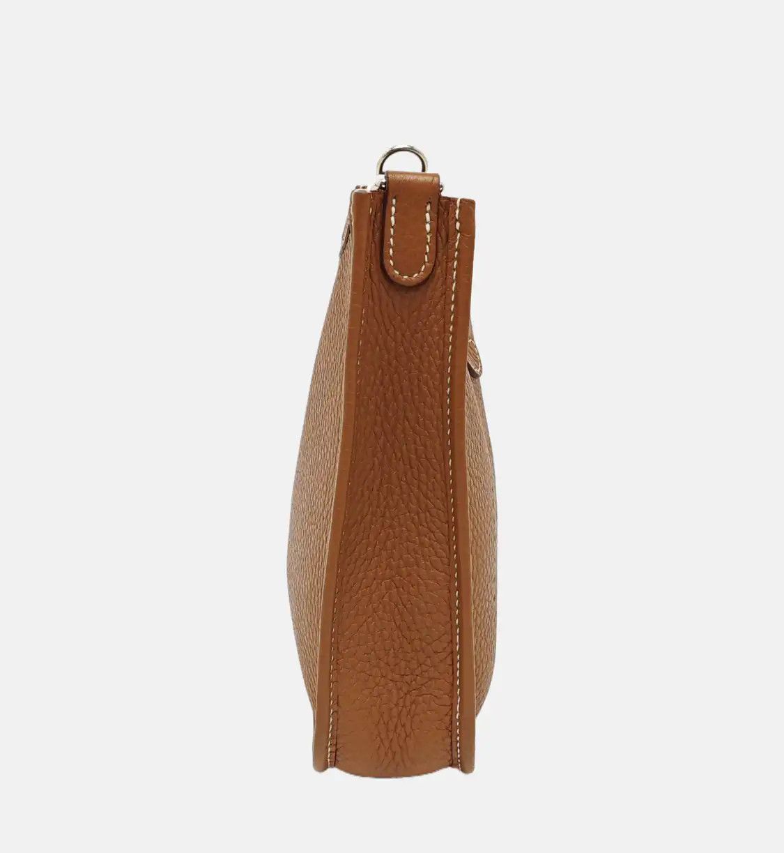 Hermes Hermes Evelyne TPM Gold Brown Clemence cowhide leather cutout Evelyne shoulder b Size ONE SIZE - 4 Thumbnail