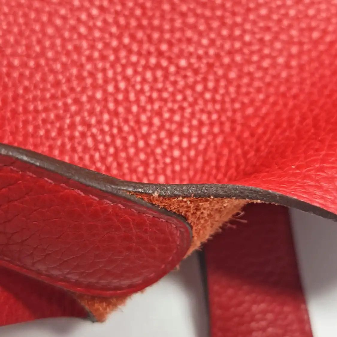 Hermes Hermes Picotin Lock 22 Rouge Casaque Clemence cowhide leather picotin handbag si Size ONE SIZE - 9 Thumbnail