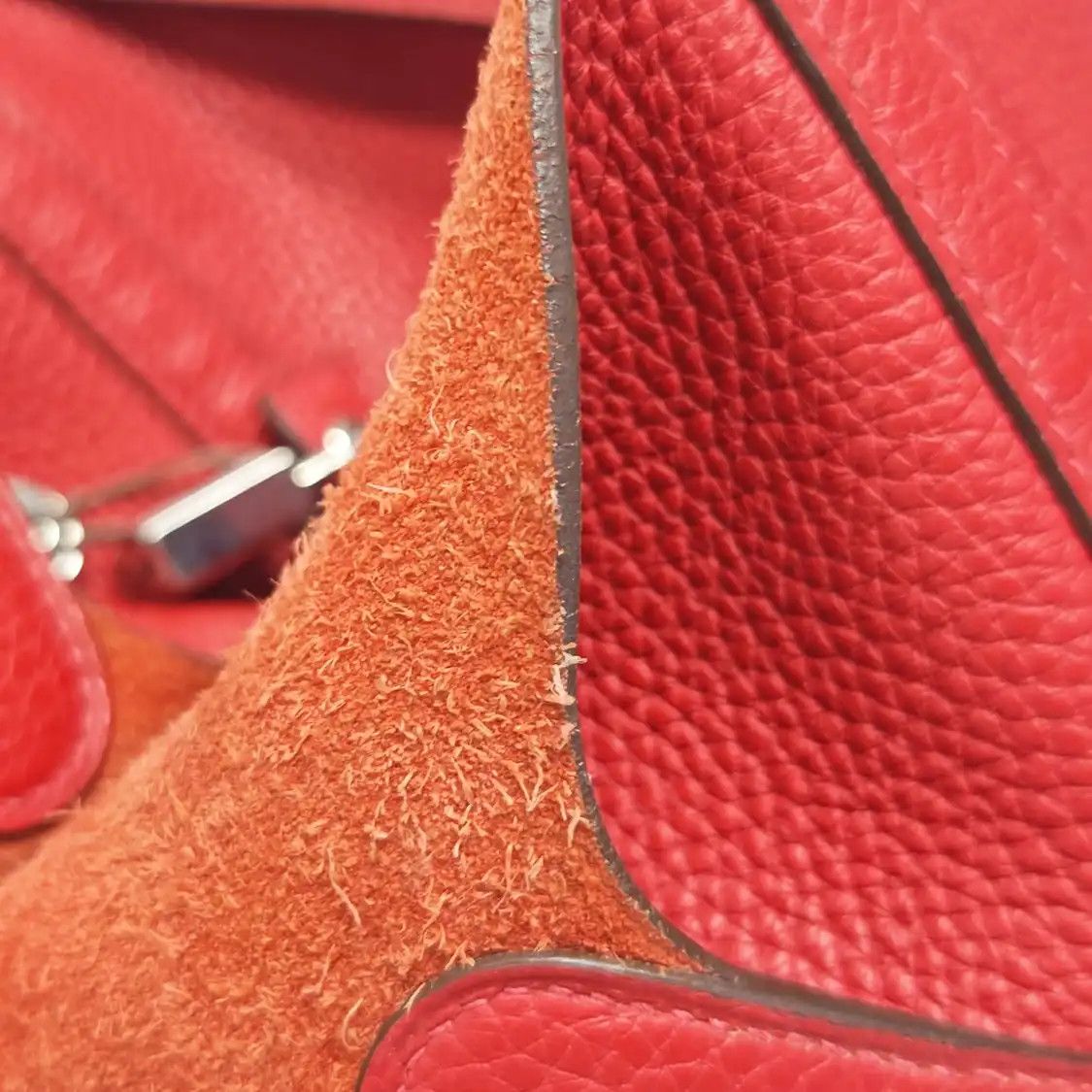 Hermes Hermes Picotin Lock 22 Rouge Casaque Clemence cowhide leather picotin handbag si Size ONE SIZE - 13 Thumbnail