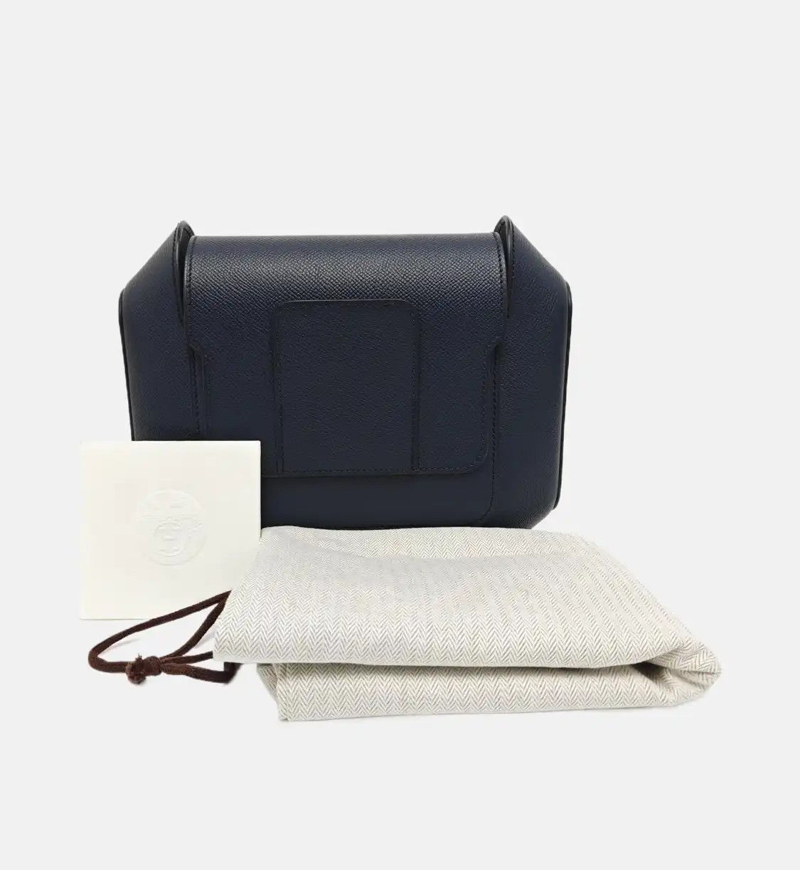 Hermes Hermes Octogone Midnight Blue Epsom cowhide leather clutch T Size ONE SIZE - 8 Thumbnail