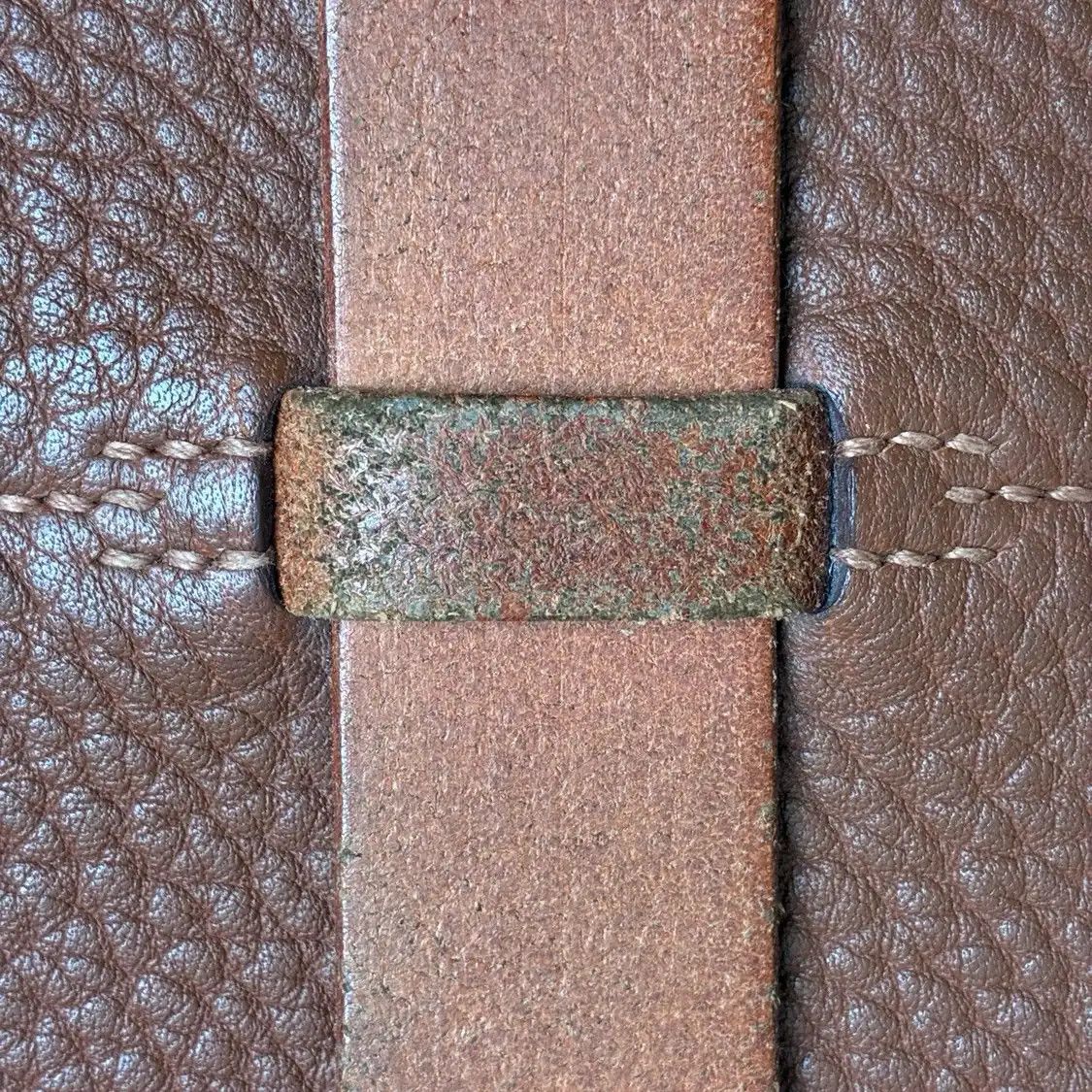 Hermes Hermes Etriviere Meeting brown cowhide leather crossbody bag silver hardware Size ONE SIZE - 11 Thumbnail