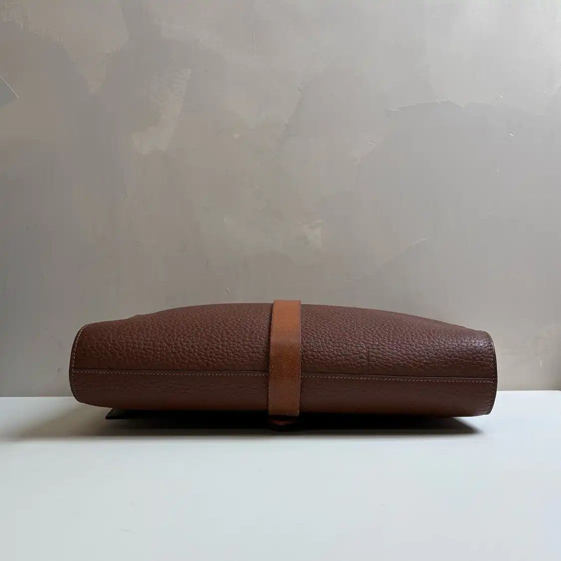 Hermes Hermes Etriviere Meeting brown cowhide leather crossbody bag silver hardware Size ONE SIZE - 5 Thumbnail