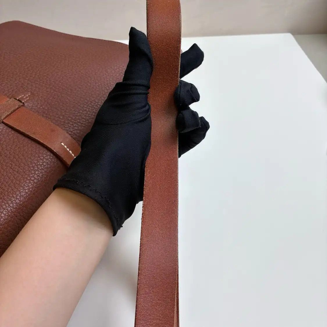 Hermes Hermes Etriviere Meeting brown cowhide leather crossbody bag silver hardware Size ONE SIZE - 8 Thumbnail