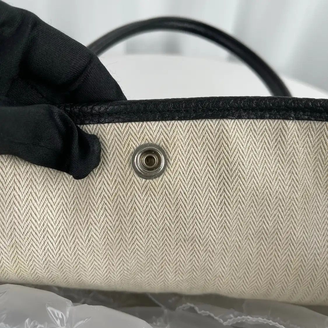 Hermes Hermes Garden Party 36 black Negondacowhide leather Garden Party handbag silver Size ONE SIZE - 14 Thumbnail