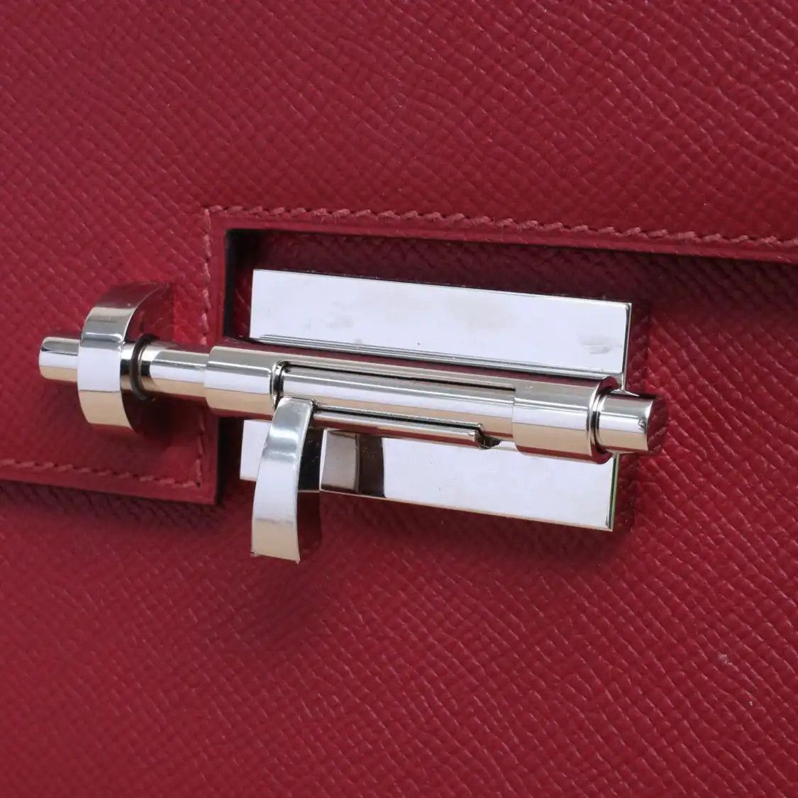 Hermes Hermes Verrou 23 authentic red Epsom cowhide leather crossbody bag silver hardwa Size ONE SIZE - 5 Thumbnail