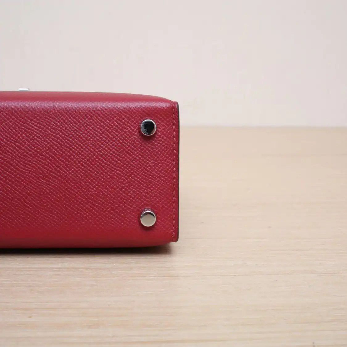 Hermes Hermes Verrou 23 authentic red Epsom cowhide leather crossbody bag silver hardwa Size ONE SIZE - 7 Thumbnail