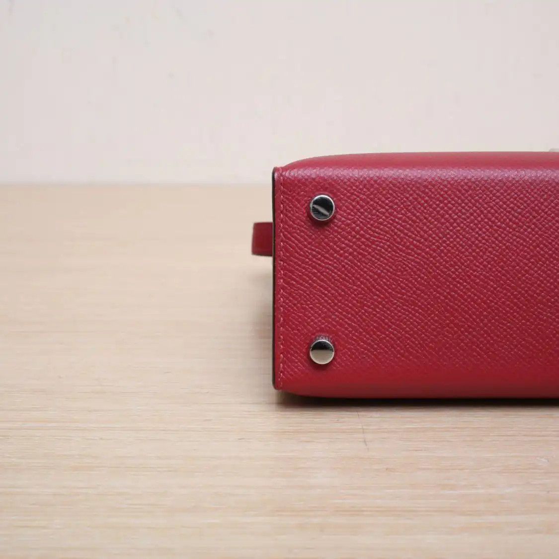 Hermes Hermes Verrou 23 authentic red Epsom cowhide leather crossbody bag silver hardwa Size ONE SIZE - 6 Thumbnail