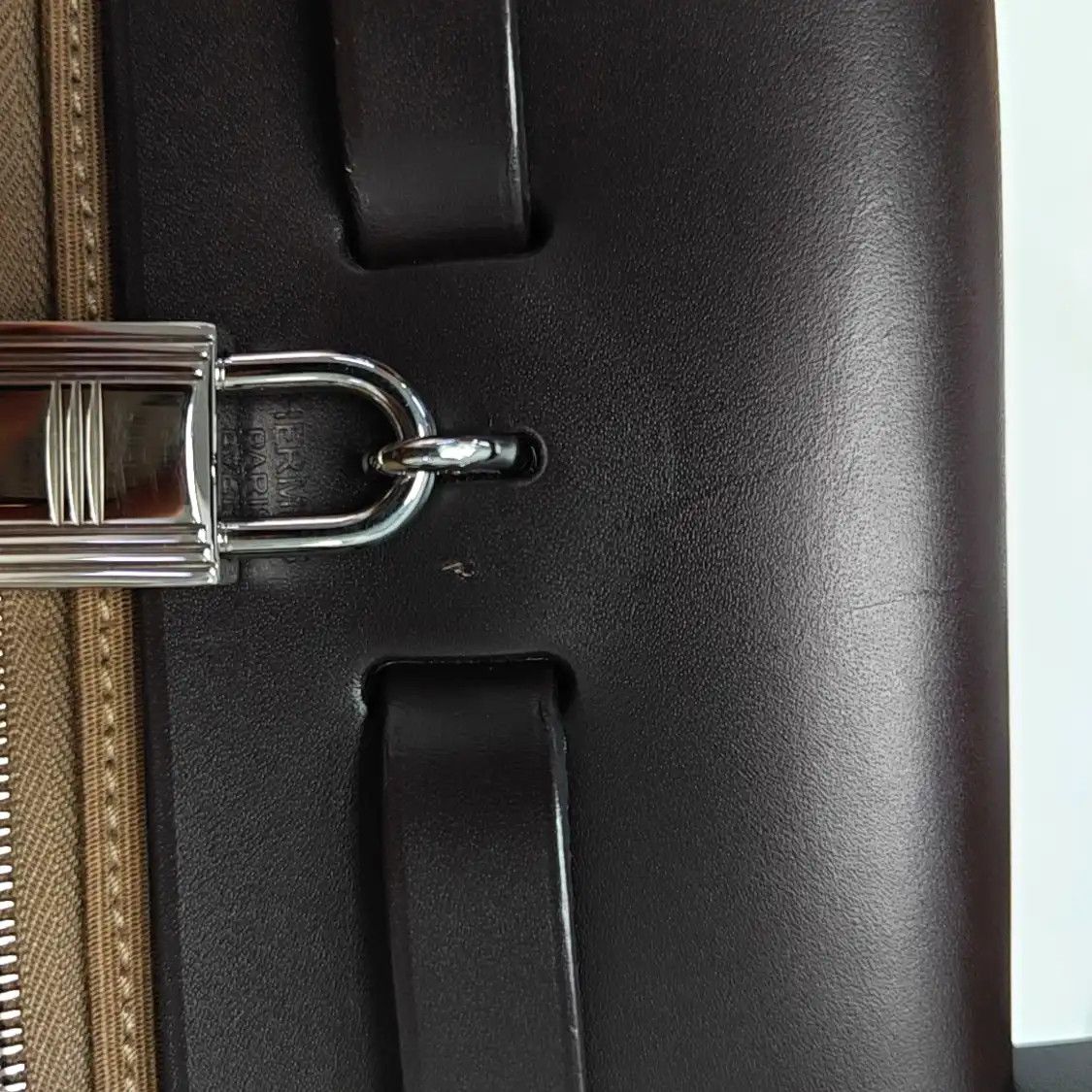 Hermes Hermes Herbag 31 Etoupe canvas shoulder bag handbag silver hardware Z sub-pocket Size ONE SIZE - 10 Thumbnail