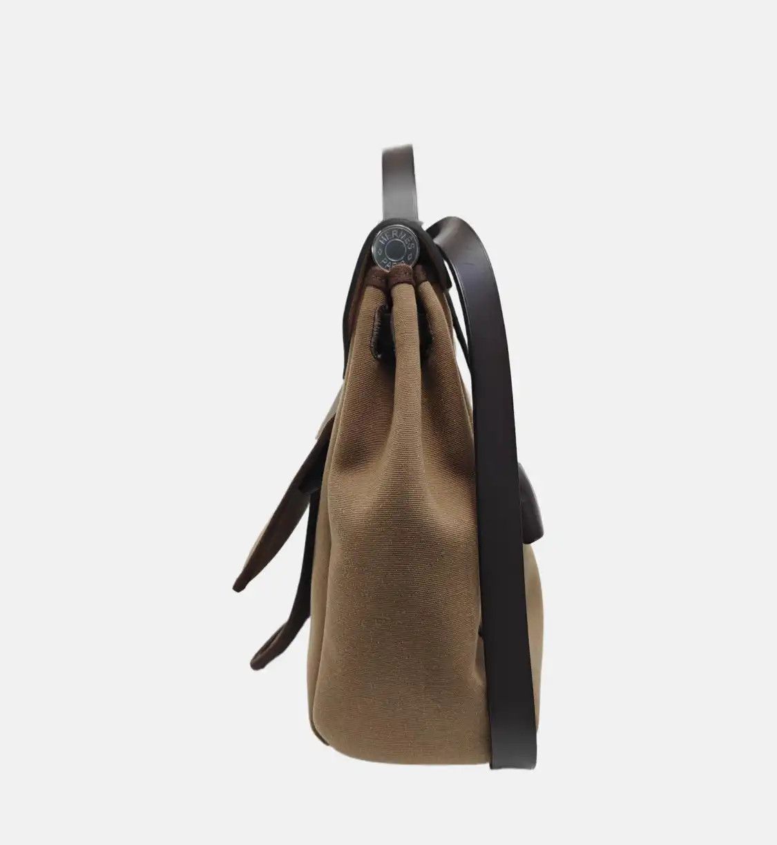 Hermes Hermes Herbag 31 Etoupe canvas shoulder bag handbag silver hardware Z sub-pocket Size ONE SIZE - 4 Thumbnail