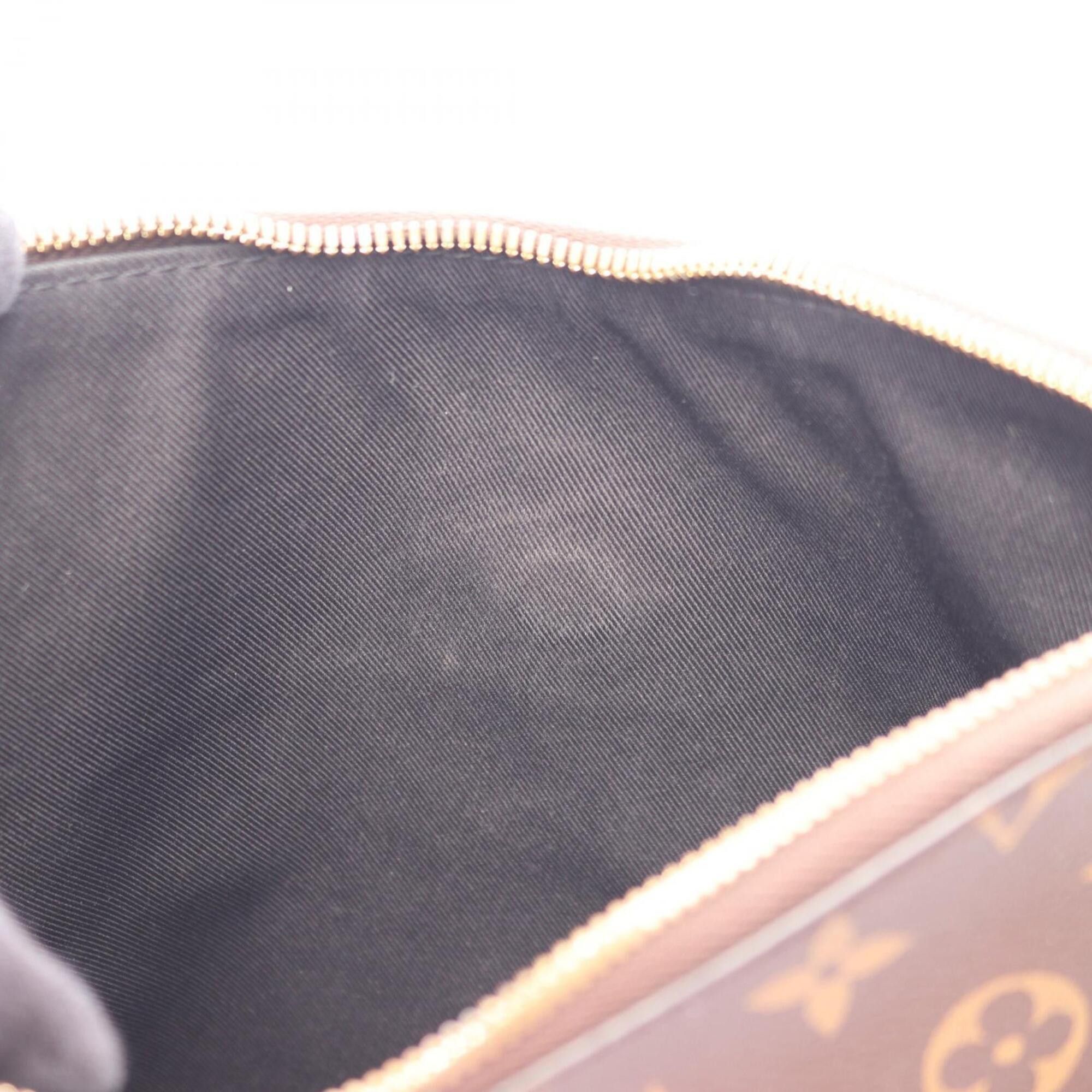 Louis Vuitton Louis Vuitton Odeon NM MM Shoulder Bag/Handbag, Coated Canvas and Leather, Monogram Pattern, Women's, Brown/Black, M45352 Size ONE SIZE - 5 Thumbnail