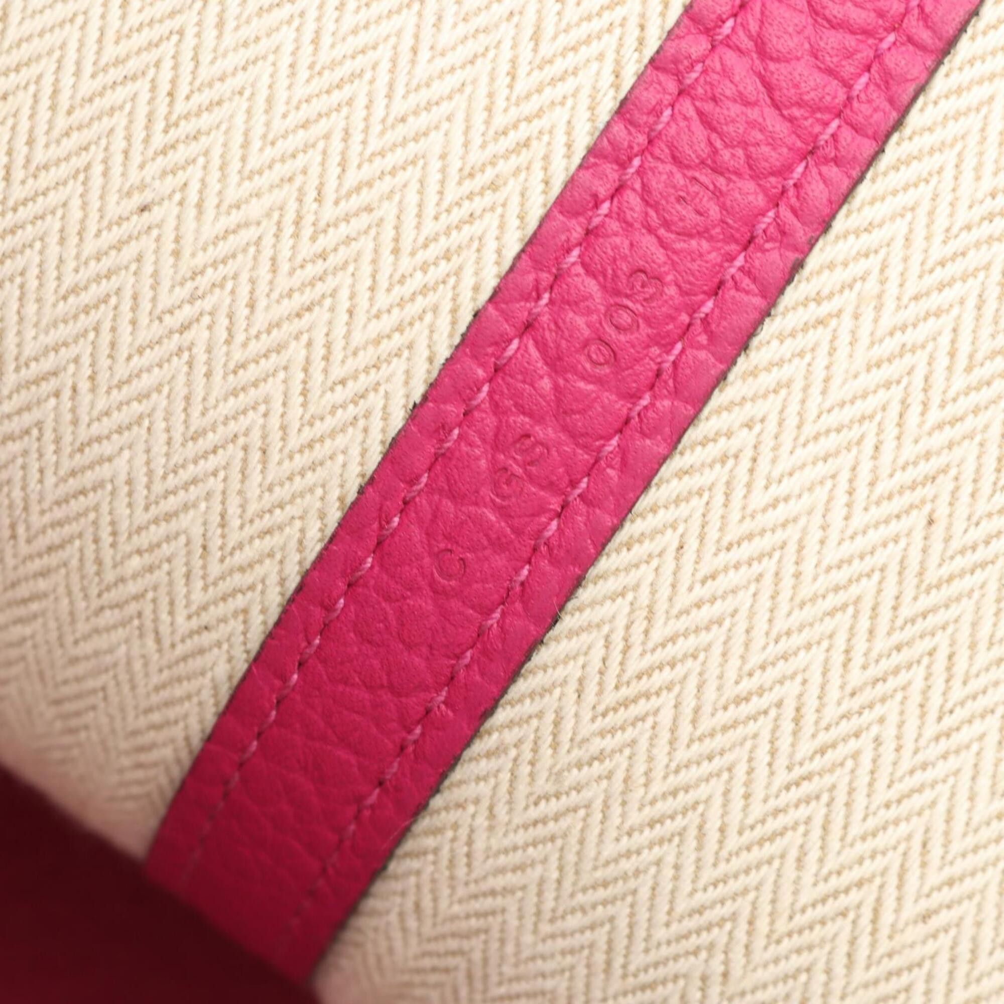 Hermes Hermes Garden Party PM Tote Bag Handbag Leather Vache Country Women's Pink Size ONE SIZE - 5 Thumbnail